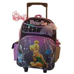  Disney Tinker Bell Wheeled Backpack   Full size School 