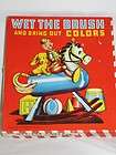 1942 WWII Saalfield Wet The Brush & Bring Out Colors Paint Coloring 