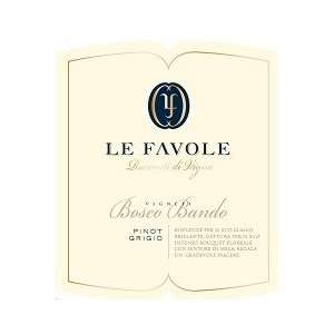  Le Favole Pinot Grigio Bosco Bando 750ML Grocery 