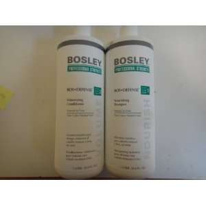  Bosley Bos Defense DUO Shampoo 33.8 Oz & Conditioner 33.8 