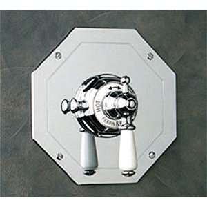  Perrin & Rowe Polished Nickel Octagonal Thermostatic Valve 