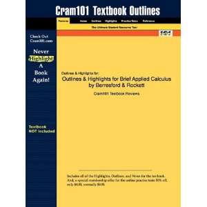   for Brief Applied Calculus by Berresford & Rockett, ISBN 9780547169774