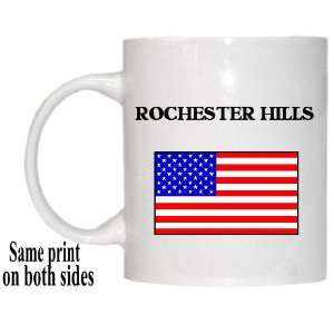 US Flag   Rochester Hills, Michigan (MI) Mug Everything 