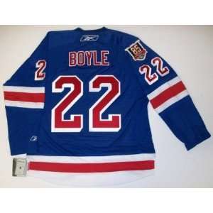  BRIAN BOYLE NEW YORK RANGERS 85th JERSEY RBK HOME X Large 