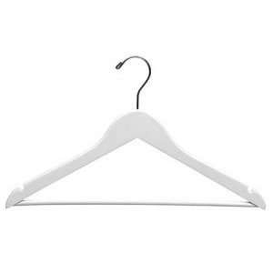  Wooden Suit Hangers White Box of 50