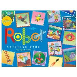  Eeboo Robot`s Mission Matching Game 