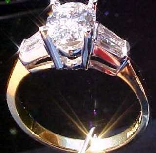 item r880 18k 2tone diamond ring center stone weight 1 00ct shape oval 