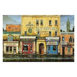  Market Place by Louis Robichaud. Size 35 inches width by 