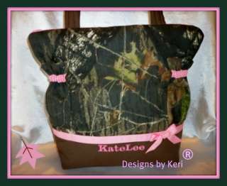 Designs by Keri Boutique Mossy Oak Camo Diaper bag  