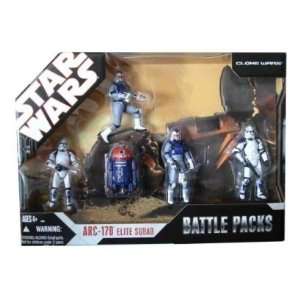    Hasbro Star Wars Arc 170 Elite Squad Battle Pack Toys & Games