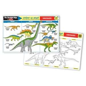 Dinosaurs Color A Mat   (Child)