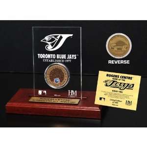   Jays Roger Centre Infield Dirt Coin Etched Acrylic