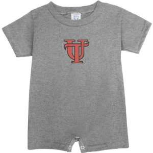  Spartans Sport Grey Varsity Washed Logo Baby Romper