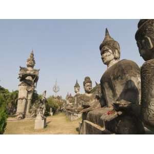 Buddha Park, Xieng Khuan, Vientiane, Laos, Indochina, Southeast Asia 