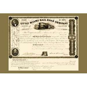  Little Miami Railroad Company #1   12x18 Framed Print in 