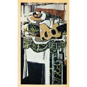  1956 Tipped In Print Georges Braque Guitar Musical 