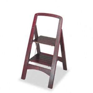  Cosco Two Step Wood Folding Step Stool CSC11254MGY1