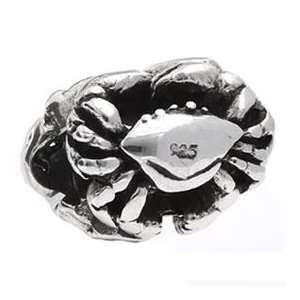   Beach Crab 925 Sterling Silver Bead fits European Charm Bracelet