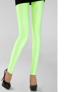 Color Fluorescence Sexy Skinny Legging Tights Womens Pant  