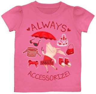 Olivia the Pig Nickelodeon Girls T Shirt Accessorize 2T 3T 4T 5T 