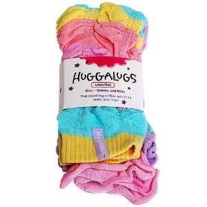   Girls Designer Pastel Stripe Leg Warmers Socks Huggalugs Baby