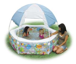 NEW INTEX Ocean Reef Inflatable Kids Shade Pool 078257574933  