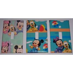  Baby Mickey Minnie Pluto Switchplate Cover ~ You Choose 