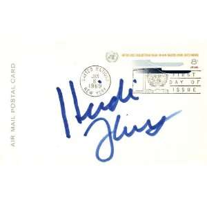 Heidi Fleiss Autographed First day of Issue Government Postcard (James 