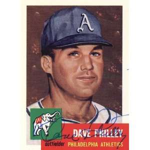  Dave Philley Autographed 1991 Topps 1953 Reprint Card #64 