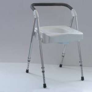   Voyager Folding Commode (height adjustable)
