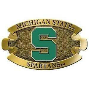  Michigan State Spartans Clear Desk Clock NCAA College 