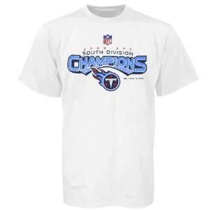  Tennessee Titans White 2008 AFC South Division Champions T 