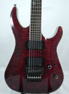 Flame Electric Guitar EMG pickup dark red HMK 202QR  