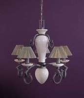 Minka Lavery Textured Imperial Silver Chandelier 565 64  