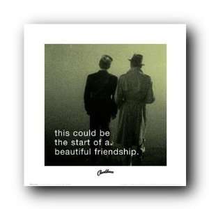 Casablanca Friendship Movie Quote 16X16 Poster Ss079 