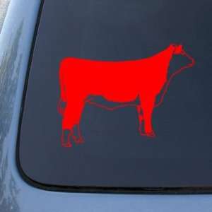  HEREFORD COW   Vinyl Car Decal Sticker #1521  Vinyl Color 