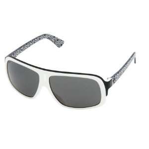  Dragon GG Sunglasses   White Hexagram Design Frame/Gray 