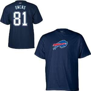  Terrell Owens Buffalo Bills Navy NFL Player T Shirt 