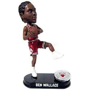  Ben Wallance Chicago Bulls Platinum Bobble Head Sports 