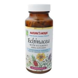  Natures Herbs   Echinacea with Vitamin C, 500 Mg, 100 