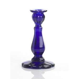 Mosser Glass 8 Candlestick   Cobalt Blue 