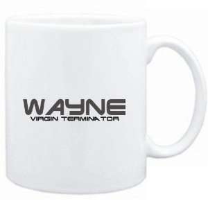  Mug White  Wayne virgin terminator  Male Names Sports 