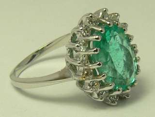 EMERALD & DIAMOND VERSION OF KATE MIDDLETONS RING 4CTS  