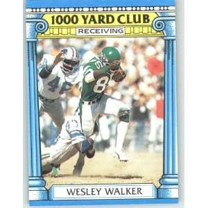  1987 Topps 1000 Yard Club #22 Wesley Walker   New York 