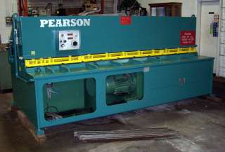 PEARSON 1/4 Hydraulic Power Squaring Shear,  