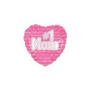  18 HMD #1 Mom Type   Mylar Balloon Foil Health 