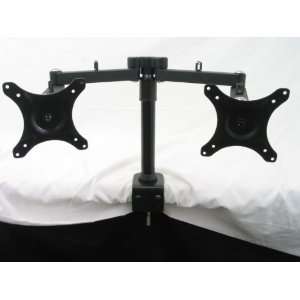  Dual Arm Stand for 2 LCD monitors, VESA mount, clamp table 