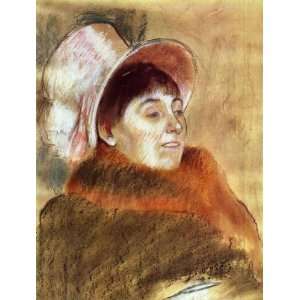  Oil Painting Madame Deitz Monin Edgar Degas Hand Painted 