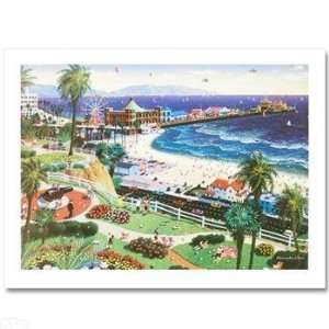 Alexander Chen   Santa Monica, LIMITED ED Lithograph, Numbered and 
