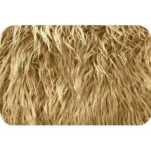  Faux Fur Mongolian Camel 58 to 60 Inch Fabric By the Yard 